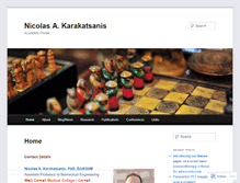 Tablet Screenshot of nkarakatsanis.com